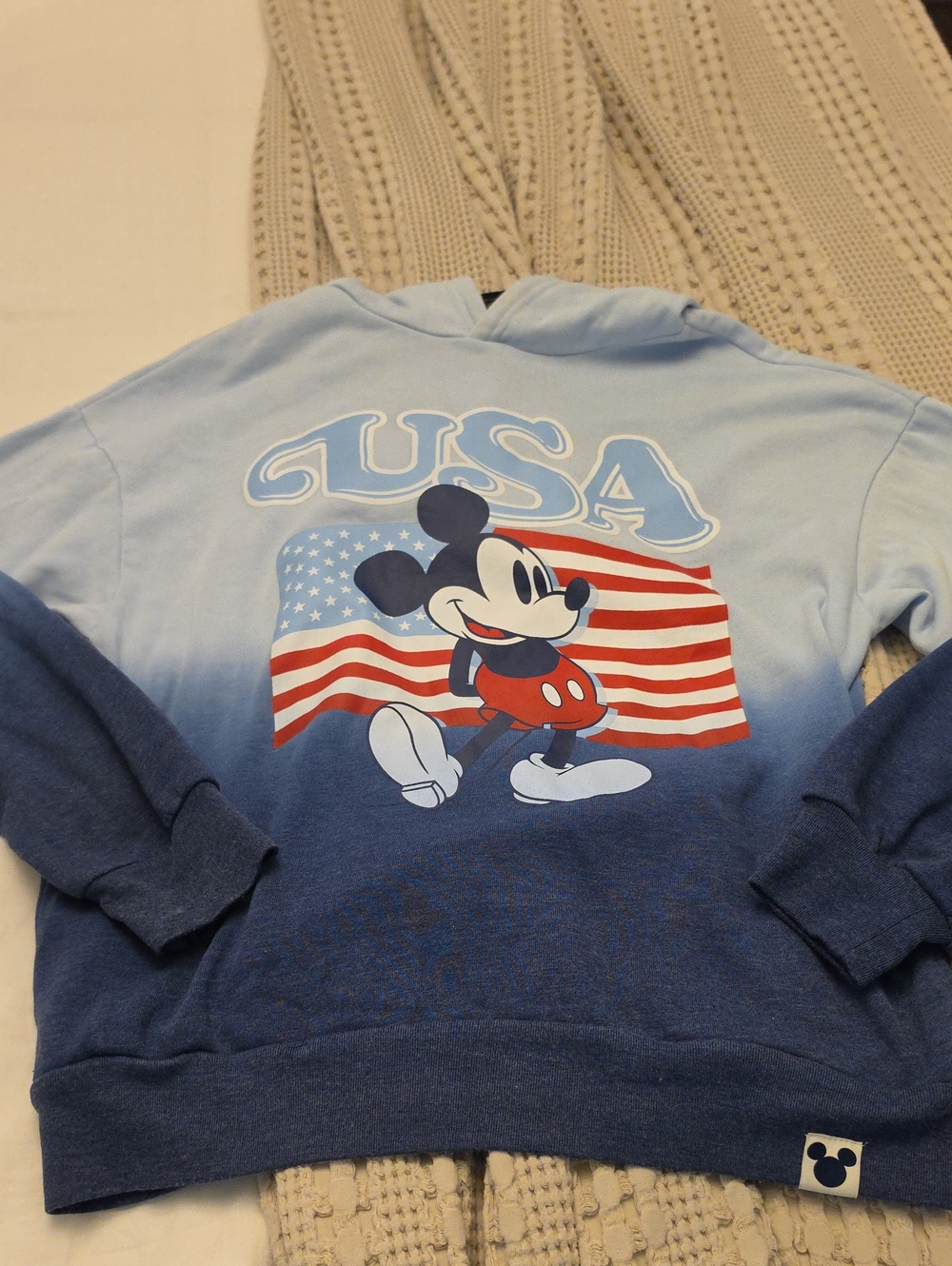 Disney Light Blue Hoodie with Blue Label